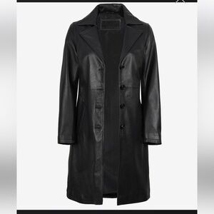 Avanti New York genuine leather 3/4 car coat